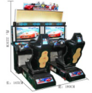 电玩城32寸高清双人环游赛车游戏机成人驾驶大型儿童投币模拟开车动感游艺机