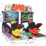 42寸烈焰摩托大型游戏厅投币驾驶电玩城设备双人高清环游赛车机模拟赛车游戏机