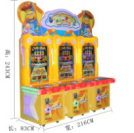 水果E族3人版儿童游戏机投币电玩城大型游艺机亲子游乐设备出票